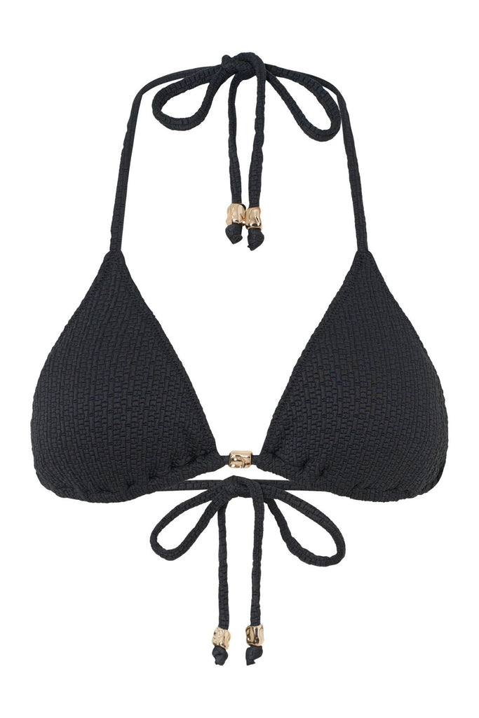Darcie Bikini Top Black | TJ SWIM