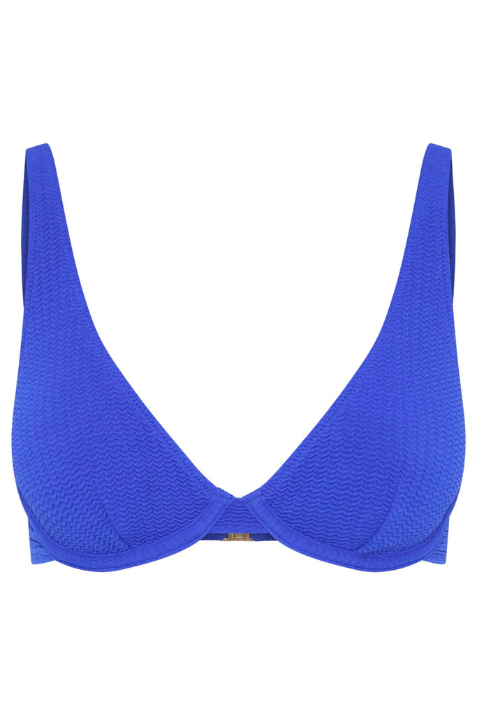 Fallon Cobalt Underwire Bikini Top | TJ SWIM